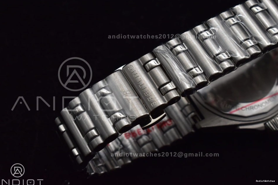GMT Automatic BLS Chronomat on Dial 40mm Factory 1:1 Bracelet Grey Edition 529 Best A Breitling SS SoftTouch 1011